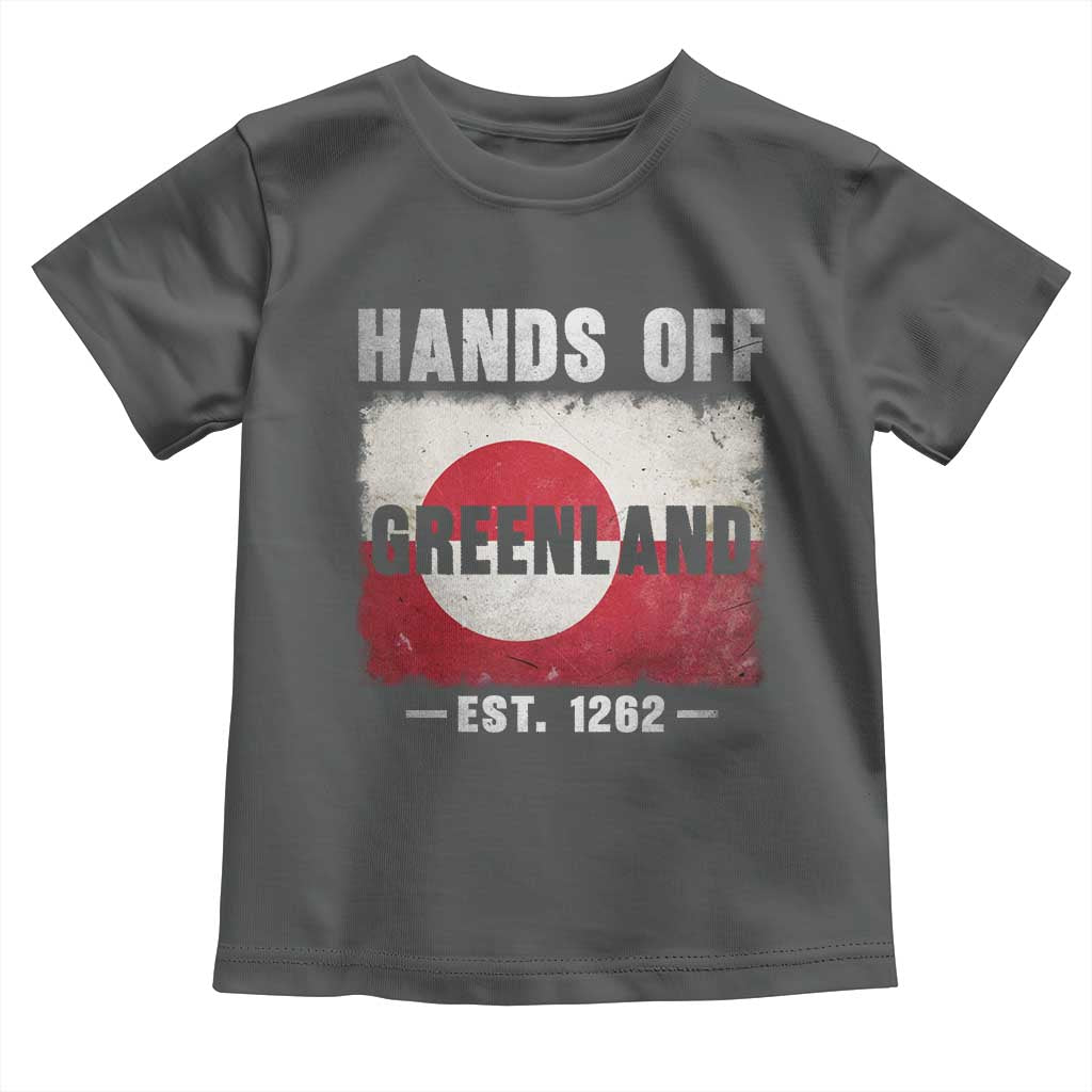 Hands Off Greenland Toddler T Shirt Greenland EST 1262 Political Protest