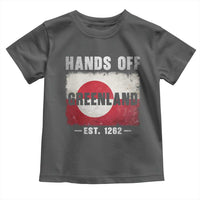Hands Off Greenland Toddler T Shirt Greenland EST 1262 Political Protest