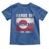 Hands Off Greenland Toddler T Shirt Greenland EST 1262 Political Protest