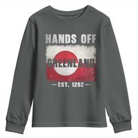 Hands Off Greenland Youth Sweatshirt Greenland EST 1262 Political Protest