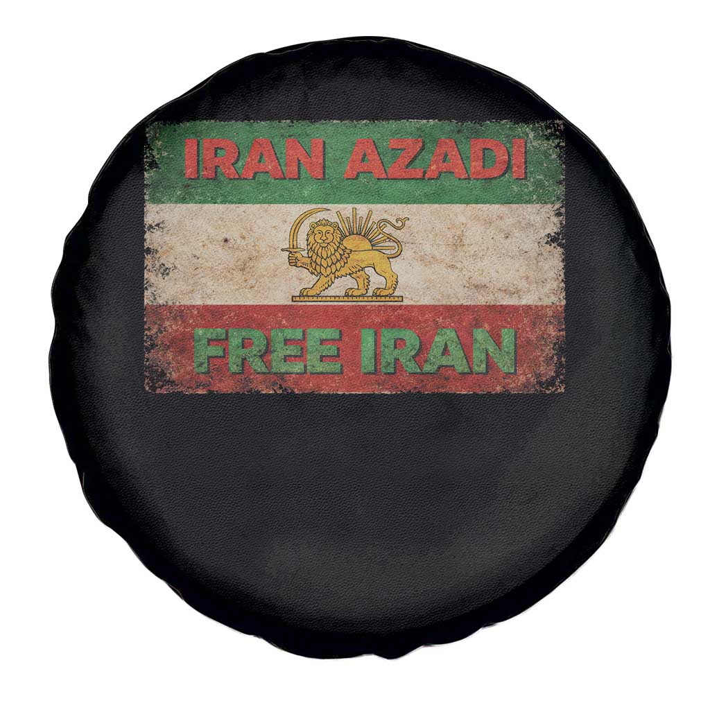 Iran Azadi Lion Sun Sword Flag Free Iran Revolution Spare Tire Cover