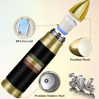 Iran Azadi Lion Sun Sword Flag Free Iran Revolution Bullet Tumbler