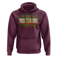 Iran Azadi Lion Sun Sword Flag Free Iran Revolution Hoodie