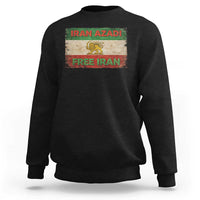 Iran Azadi Lion Sun Sword Flag Free Iran Revolution Sweatshirt
