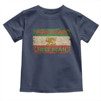 Iran Azadi Lion Sun Sword Flag Free Iran Revolution Toddler T Shirt