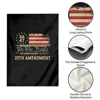 8647 Resist 25th Amendment Garden Flag Vintage American Flag