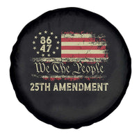 8647 Resist 25th Amendment Spare Tire Cover Vintage American Flag