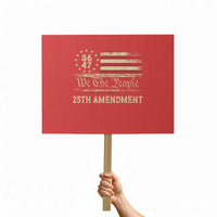 8647 Resist 25th Amendment Protest Sign Vintage American Flag