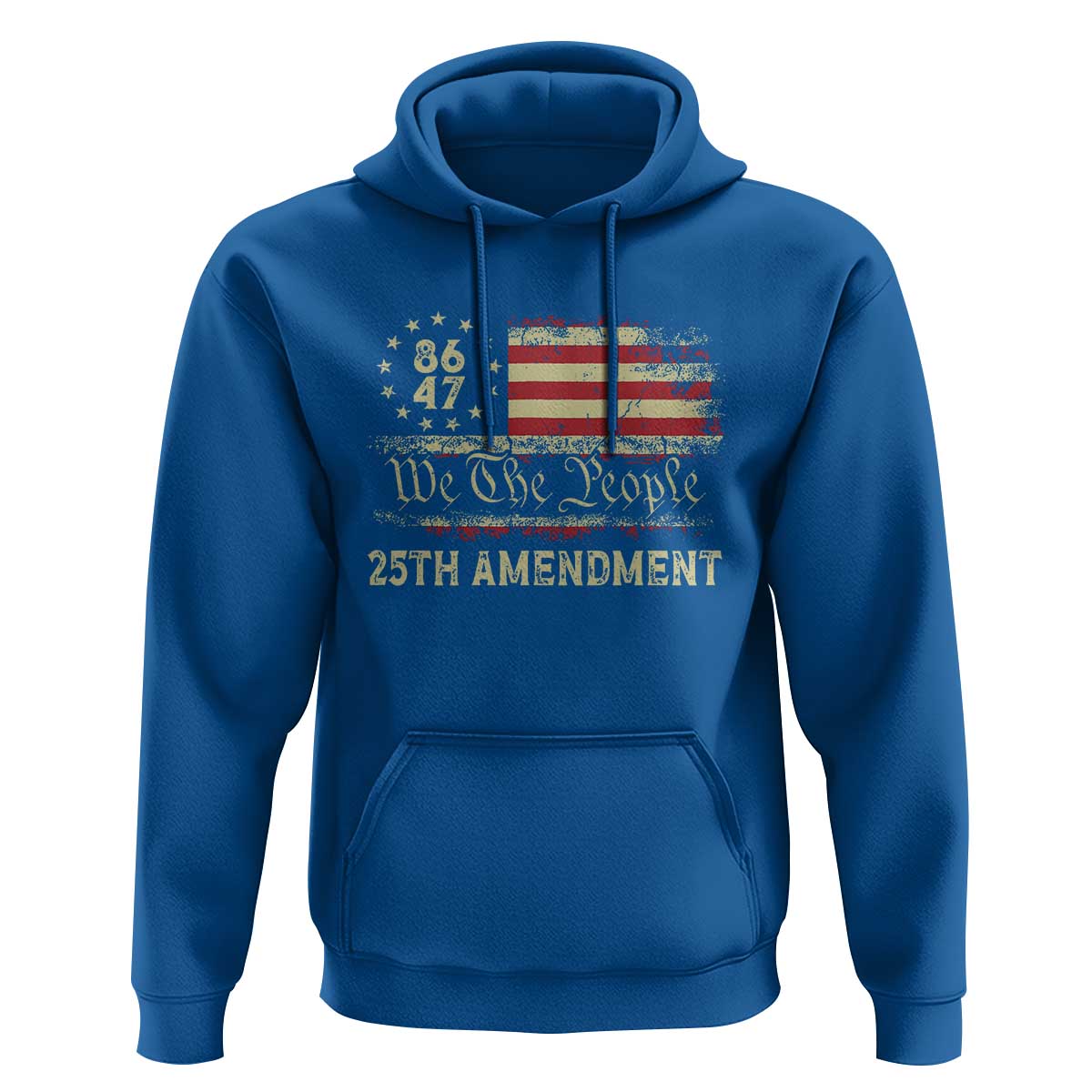 8647 Resist 25th Amendment Hoodie Vintage American Flag