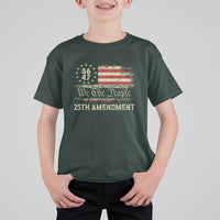8647 Resist 25th Amendment T Shirt For Kid Vintage American Flag