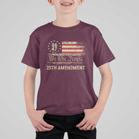 8647 Resist 25th Amendment T Shirt For Kid Vintage American Flag