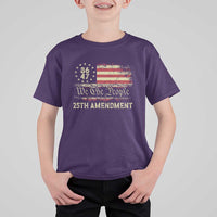 8647 Resist 25th Amendment T Shirt For Kid Vintage American Flag