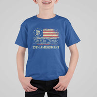 8647 Resist 25th Amendment T Shirt For Kid Vintage American Flag
