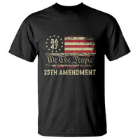 8647 Resist 25th Amendment T Shirt Vintage American Flag