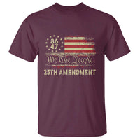 8647 Resist 25th Amendment T Shirt Vintage American Flag