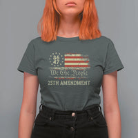 8647 Resist 25th Amendment T Shirt For Women Vintage American Flag