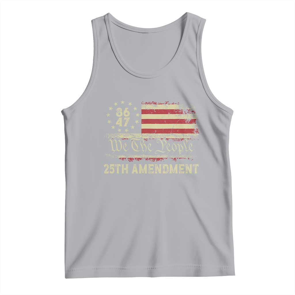 8647 Resist 25th Amendment Tank Top Vintage American Flag
