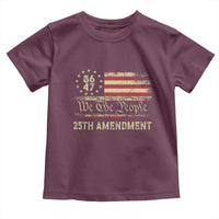 8647 Resist 25th Amendment Toddler T Shirt Vintage American Flag