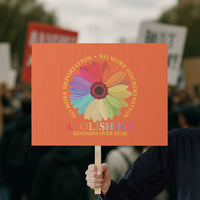 Abolish Ice Protest Sign No More Deportation No More Discrimmination Kindness Over Fear