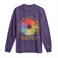 Abolish Ice Long Sleeve Shirt No More Deportation No More Discrimmination Kindness Over Fear