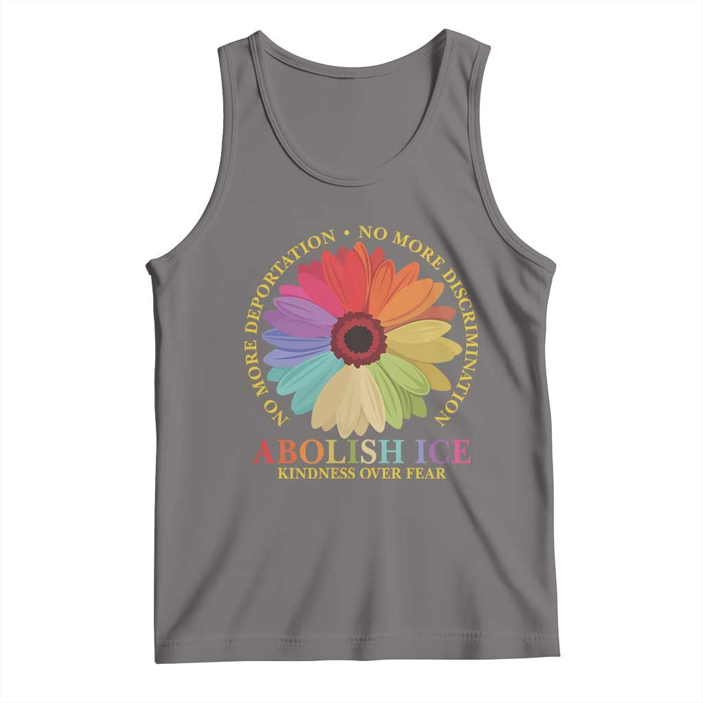 Abolish Ice Tank Top No More Deportation No More Discrimmination Kindness Over Fear