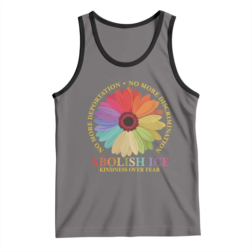 Abolish Ice Tank Top No More Deportation No More Discrimmination Kindness Over Fear
