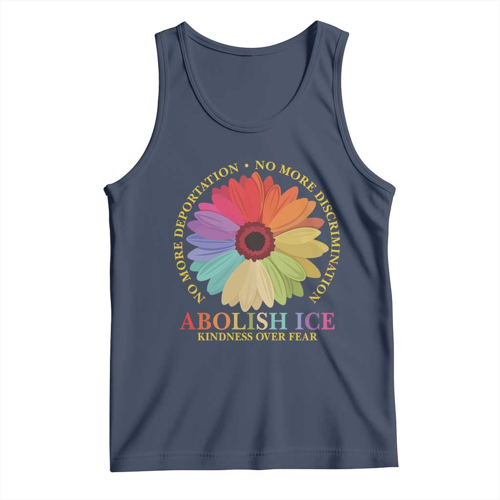 Abolish Ice Tank Top No More Deportation No More Discrimmination Kindness Over Fear