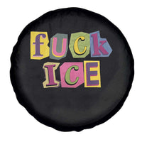 Fck Ice Spare Tire Cover Immigration Activist Magazine Cutout Paper Graphic