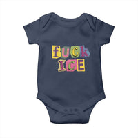 Fck Ice Baby Onesie Immigration Activist Magazine Cutout Paper Graphic