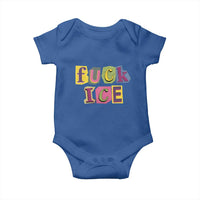 Fck Ice Baby Onesie Immigration Activist Magazine Cutout Paper Graphic