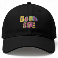 Fck Ice Baseball Cap Immigration Activist Magazine Cutout Paper Graphic