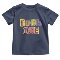 Fck Ice Toddler T Shirt Immigration Activist Magazine Cutout Paper Graphic