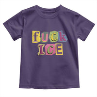 Fck Ice Toddler T Shirt Immigration Activist Magazine Cutout Paper Graphic
