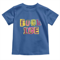 Fck Ice Toddler T Shirt Immigration Activist Magazine Cutout Paper Graphic