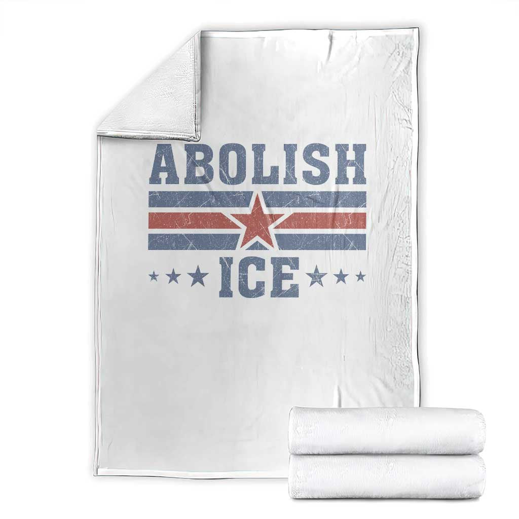Abolish Ice Throw Blanket Resist Support Immigrants Refugees