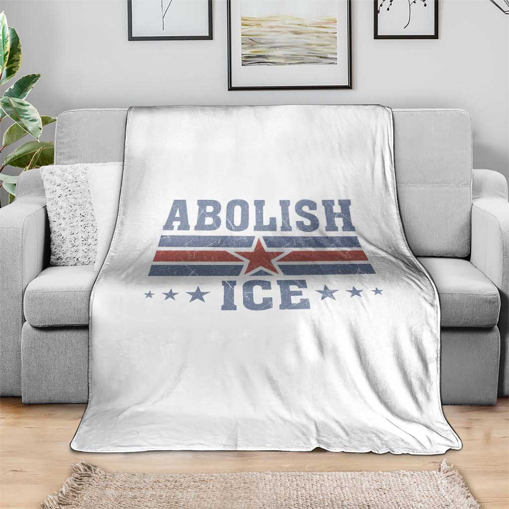 Abolish Ice Throw Blanket Resist Support Immigrants Refugees