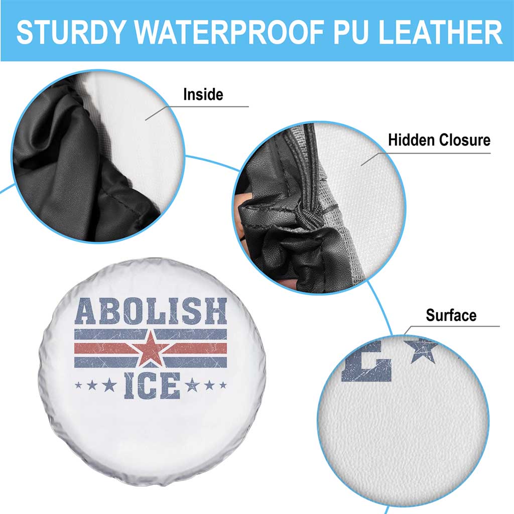 Abolish Ice Spare Tire Cover Resist Support Immigrants Refugees