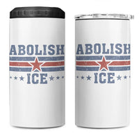 Abolish Ice 4 in 1 Can Cooler Tumbler Resist Support Immigrants Refugees