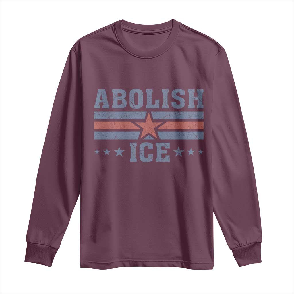 Abolish Ice Long Sleeve Shirt Resist Support Immigrants Refugees