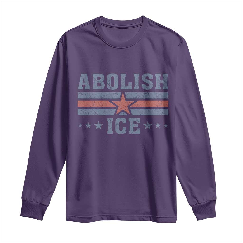 Abolish Ice Long Sleeve Shirt Resist Support Immigrants Refugees