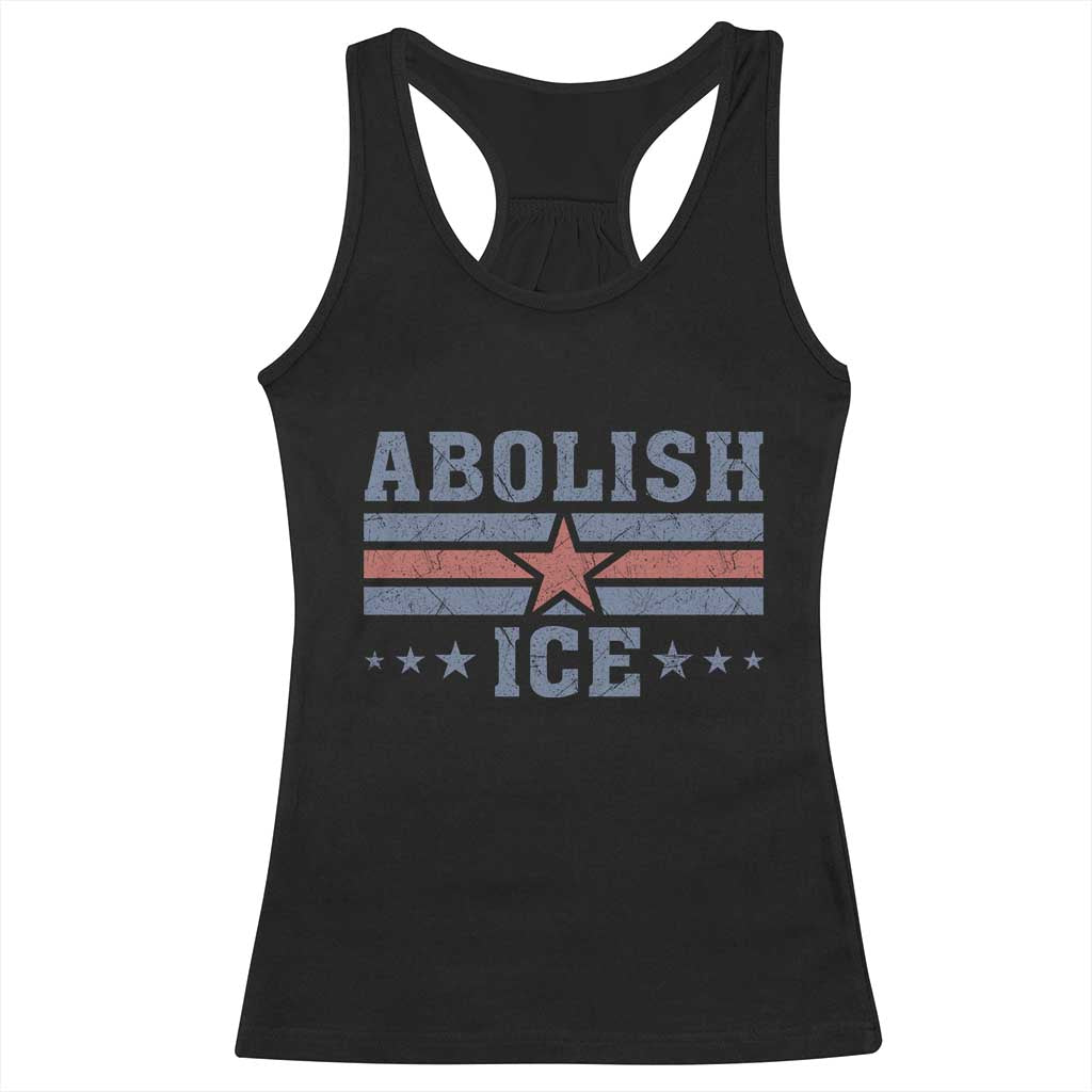 Abolish Ice Racerback Tank Top Resist Support Immigrants Refugees