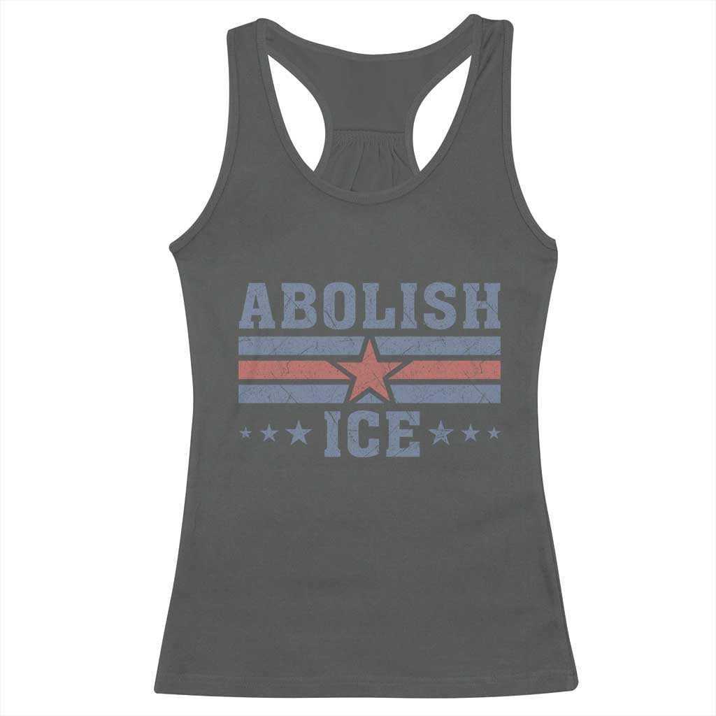 Abolish Ice Racerback Tank Top Resist Support Immigrants Refugees