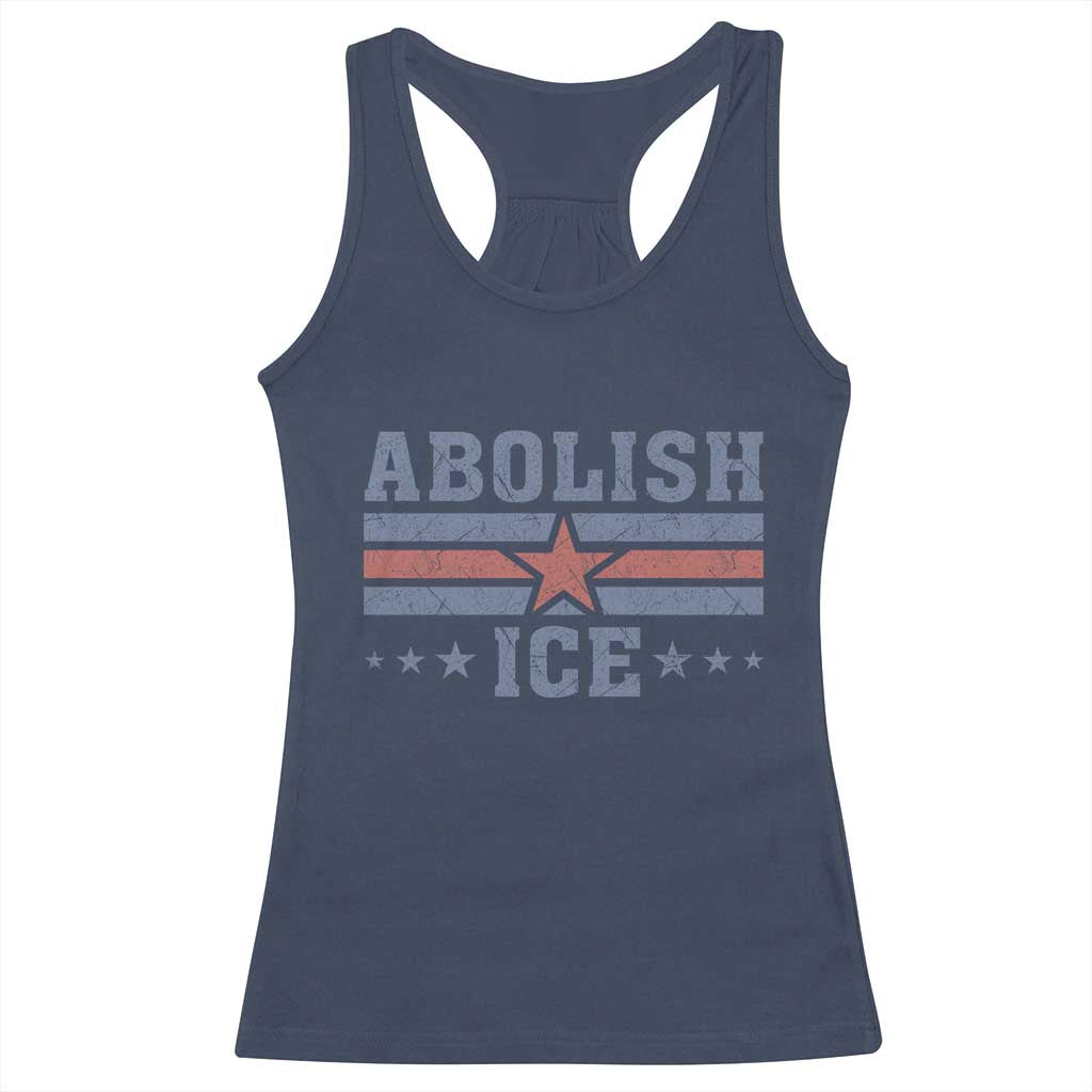 Abolish Ice Racerback Tank Top Resist Support Immigrants Refugees