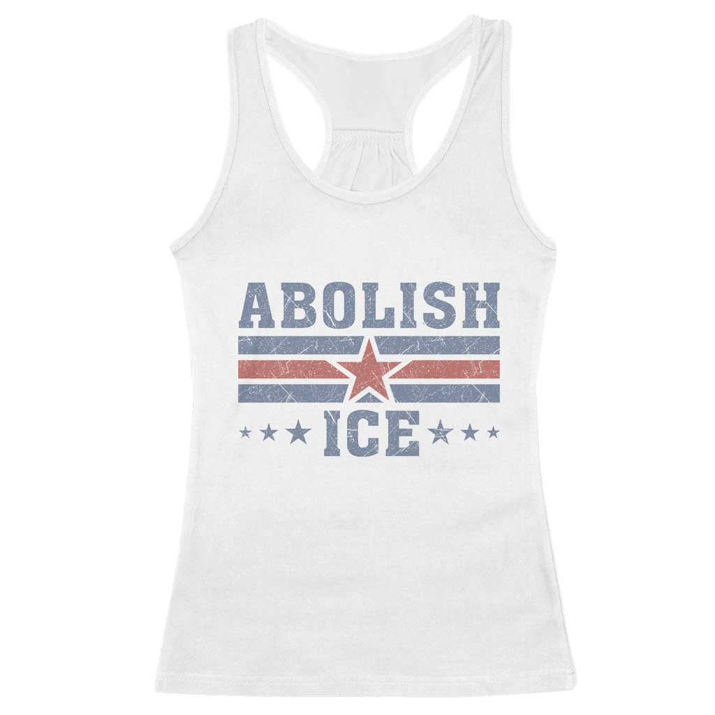 Abolish Ice Racerback Tank Top Resist Support Immigrants Refugees