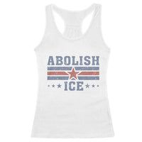 Abolish Ice Racerback Tank Top Resist Support Immigrants Refugees
