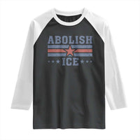 Abolish Ice Raglan Shirt Resist Support Immigrants Refugees