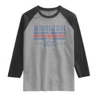 Abolish Ice Raglan Shirt Resist Support Immigrants Refugees