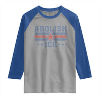 Abolish Ice Raglan Shirt Resist Support Immigrants Refugees