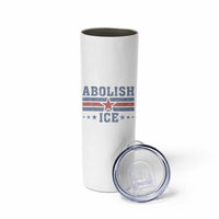 Abolish Ice Skinny Tumbler Resist Support Immigrants Refugees