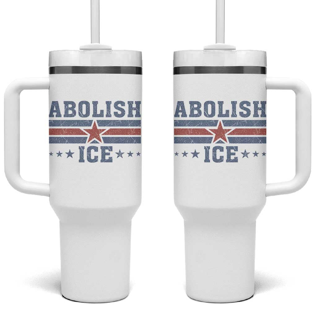 Abolish Ice Tumbler With Handle Resist Support Immigrants Refugees